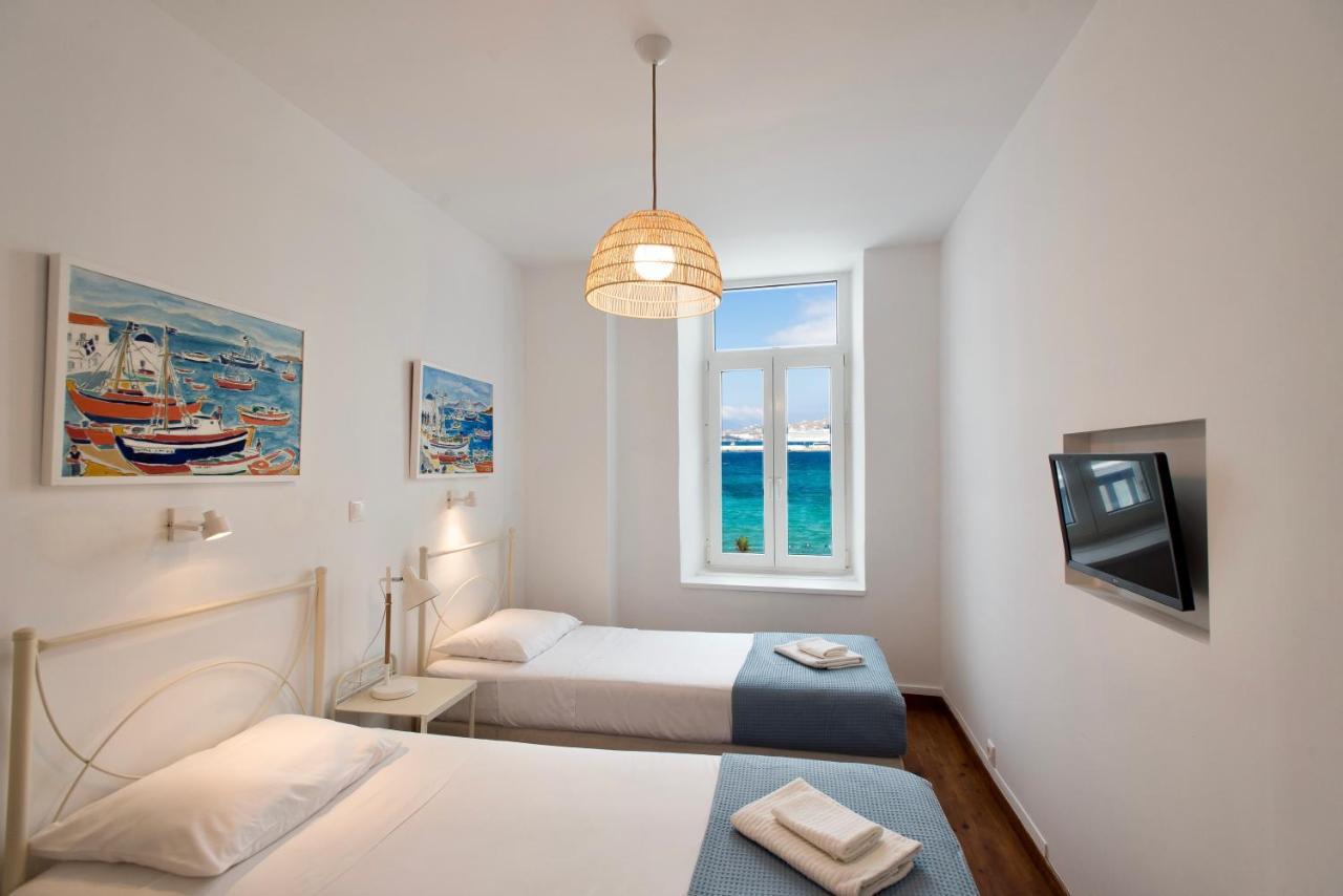 Mykonos Old Harbor Front Suite With Balcony Mykonos Town Eksteriør billede